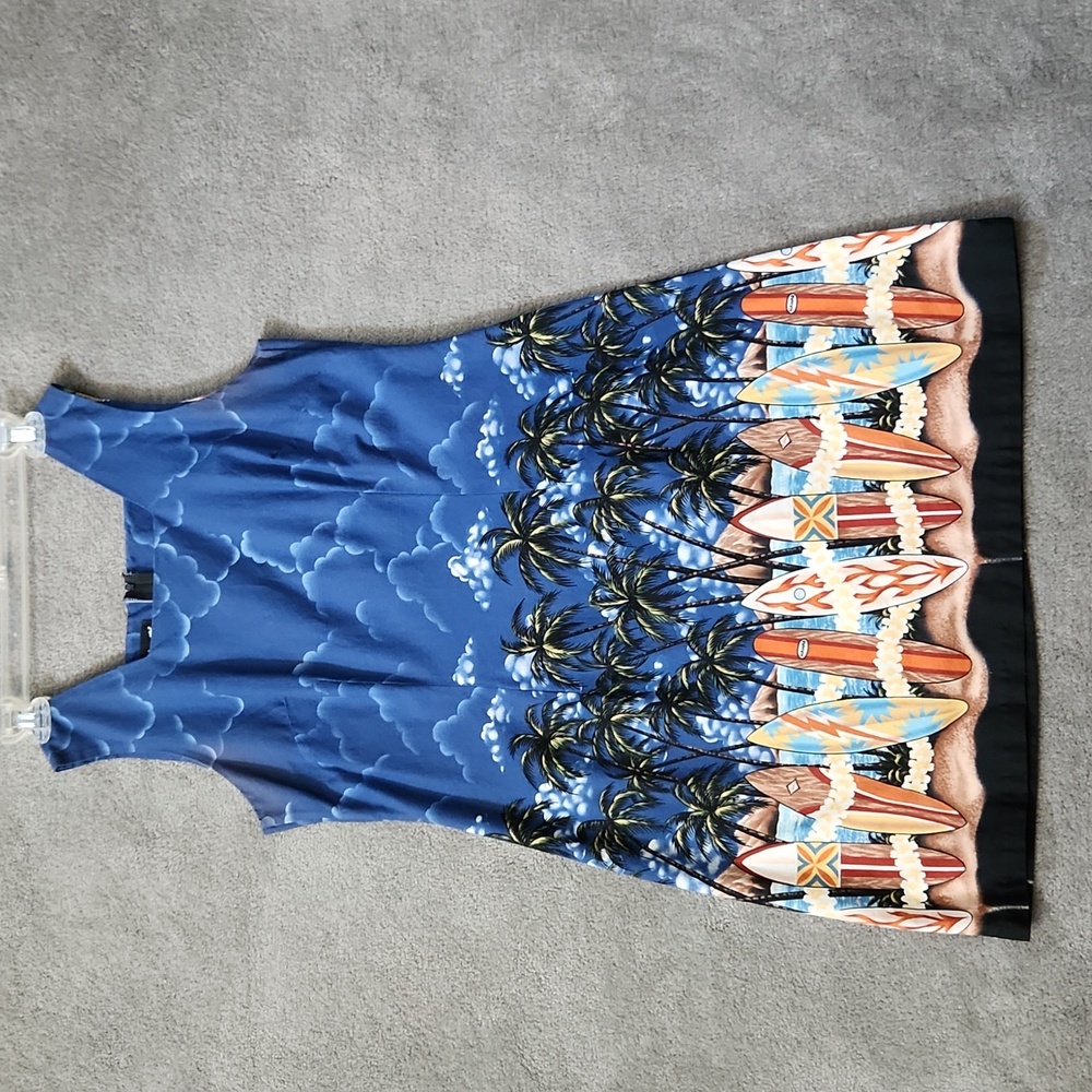 Matching Hawaiian Dress and Shirt